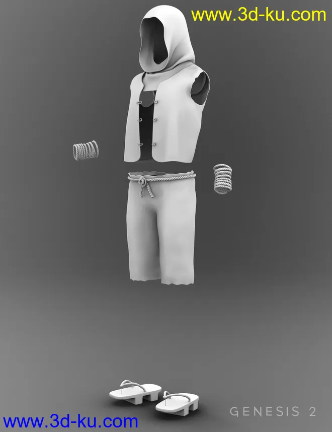 Min Woo for Genesis 2 Male(s)模型的图片5