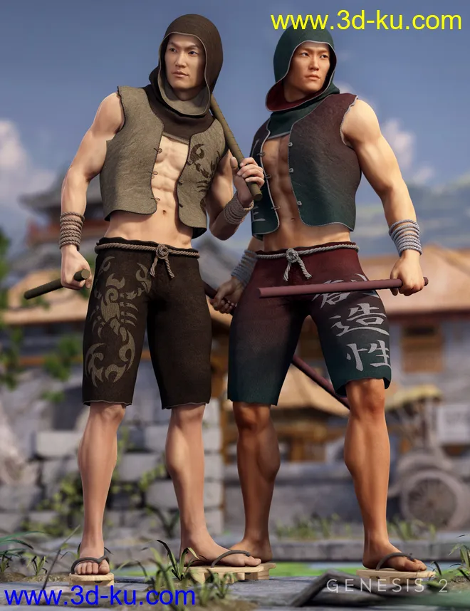 Min Woo Outfit Textures模型的图片1