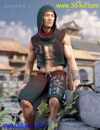 3D打印模型Min Woo Outfit Textures的图片