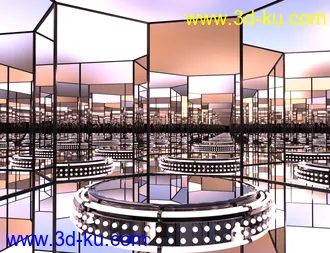 3D打印模型Mirror Rooms的图片