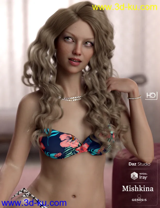 Mishkina HD for Genesis 8 Female模型的图片3