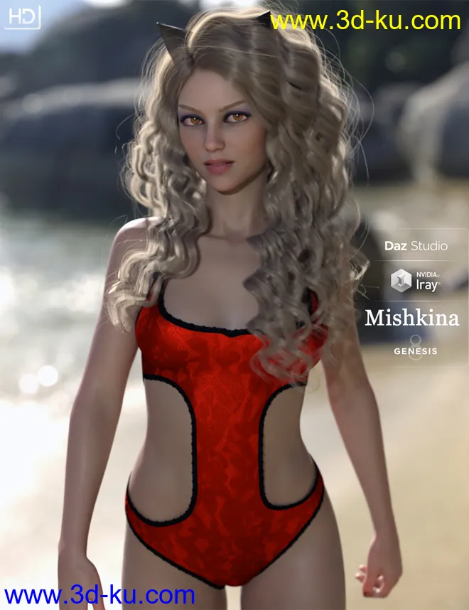 Mishkina HD for Genesis 8 Female模型的图片5