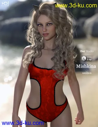 3D打印模型Mishkina HD for Genesis 8 Female的图片