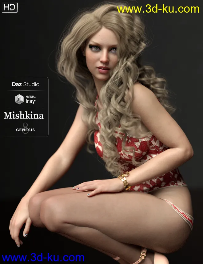Mishkina HD for Genesis 8 Female模型的图片10