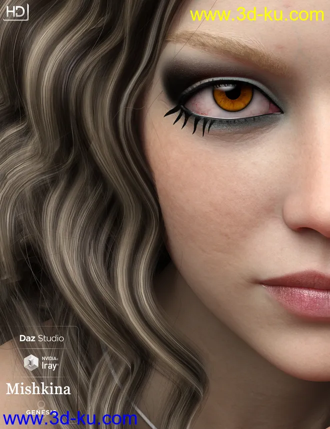 Mishkina HD for Genesis 8 Female模型的图片19