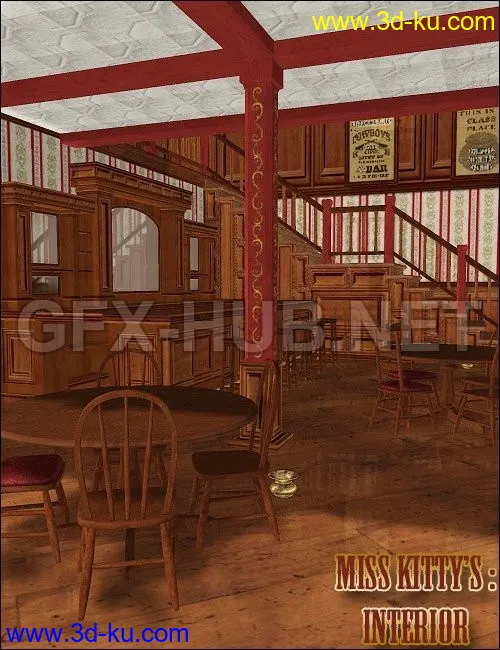 Miss Kitty's - Interior模型的图片1