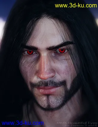 3D打印模型MMX Beautiful Eyes for Genesis 3 and 8的图片