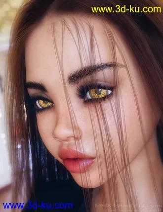 3D打印模型MMX Beautiful Eyes for Genesis 3 and 8的图片