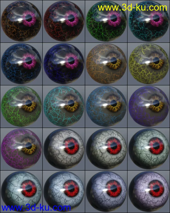MMX Beautiful Eyes for Genesis 3 and 8模型的图片13