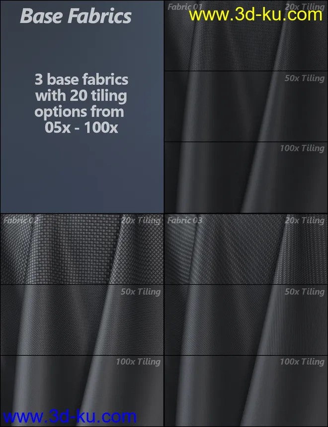 MMX Exotic Fabric Patterns for Iray模型的图片10
