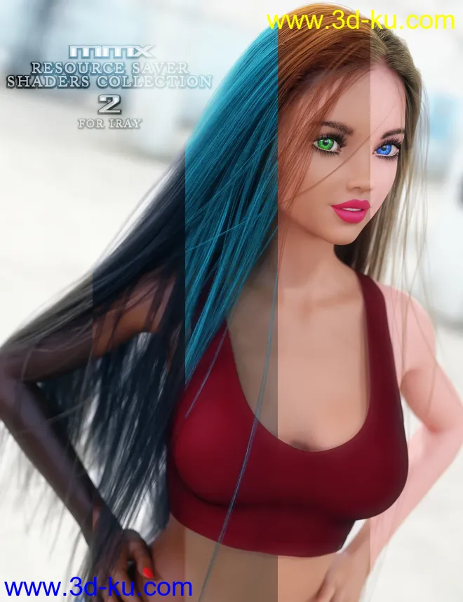 MMX Resource Saver Shaders Collection 2 for Iray模型的图片1