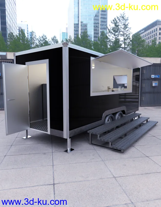 Mobile Catering Truck Collection模型的图片1
