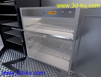 3D打印模型Mobile Catering Truck Collection的图片