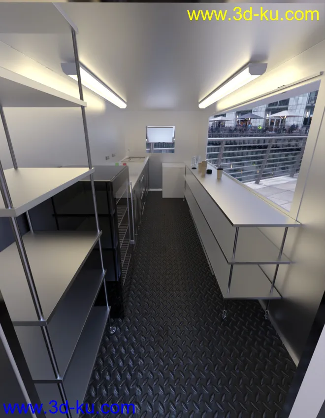 Mobile Catering Truck Collection模型的图片8