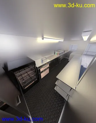 3D打印模型Mobile Catering Truck Collection的图片