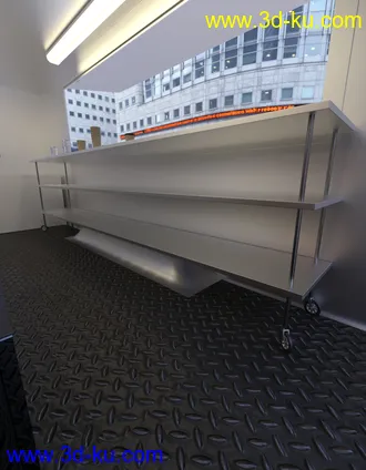 3D打印模型Mobile Catering Truck Collection的图片