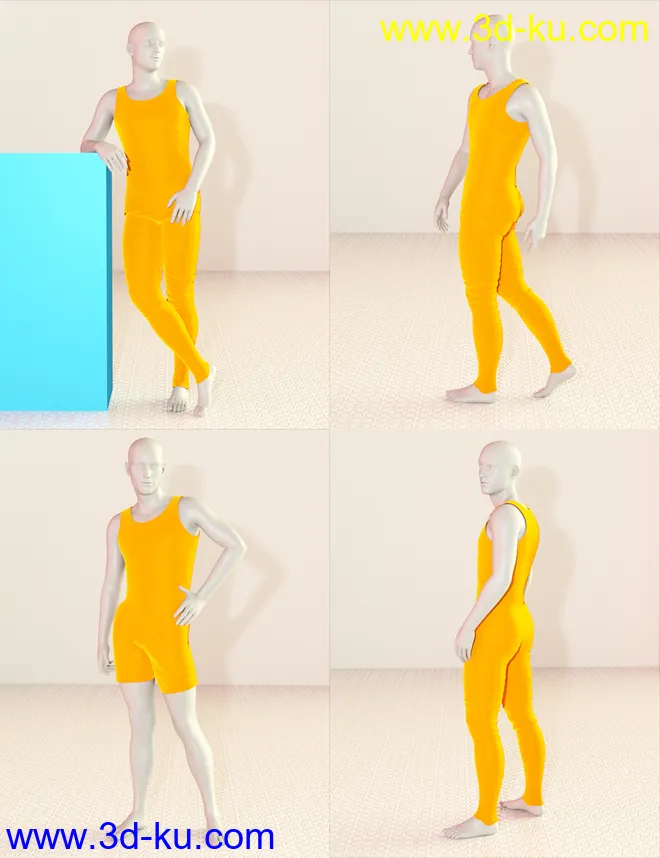 Model Magazine Poses for Genesis 3 and 8 Male(s)模型的图片3