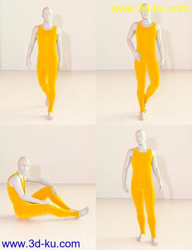 Model Magazine Poses for Genesis 3 and 8 Male(s)模型的图片9