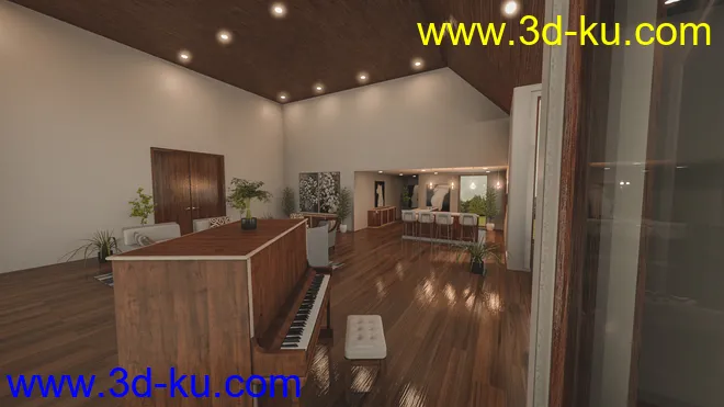Modern Country Home模型的图片2