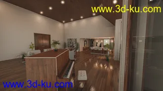 3D打印模型Modern Country Home的图片