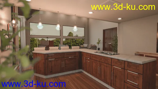 Modern Country Home模型的图片4