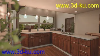 3D打印模型Modern Country Home的图片