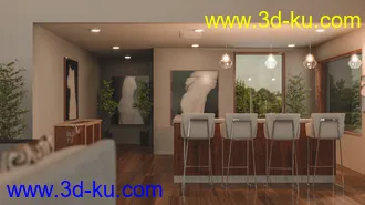 3D打印模型Modern Country Home的图片