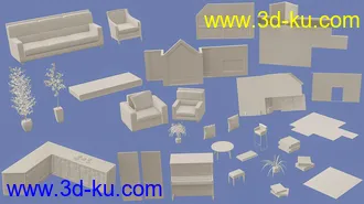 3D打印模型Modern Country Home的图片