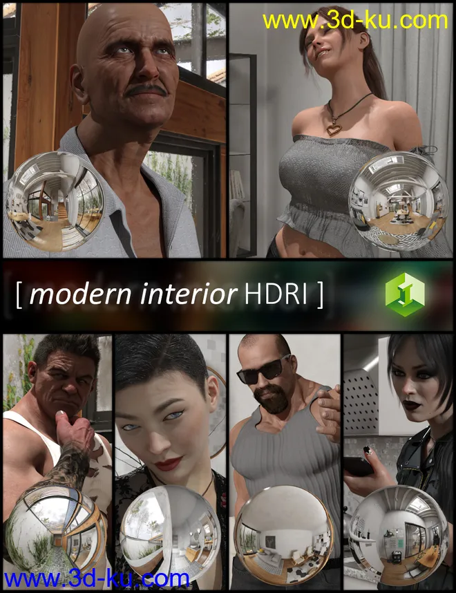 Modern Interiors HDRI模型的图片1