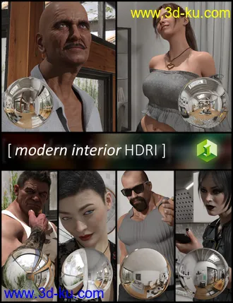 3D打印模型Modern Interiors HDRI的图片