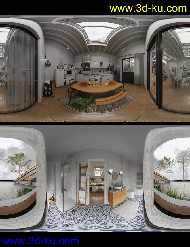 Modern Interiors HDRI模型的图片7