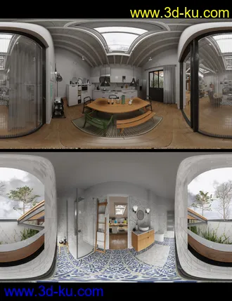 3D打印模型Modern Interiors HDRI的图片