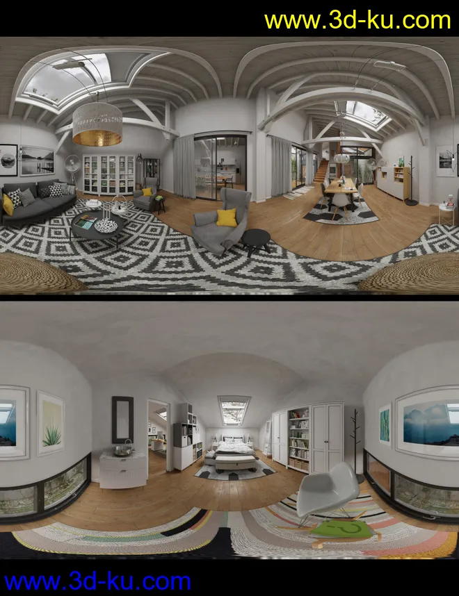 Modern Interiors HDRI模型的图片8