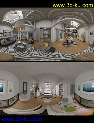 3D打印模型Modern Interiors HDRI的图片