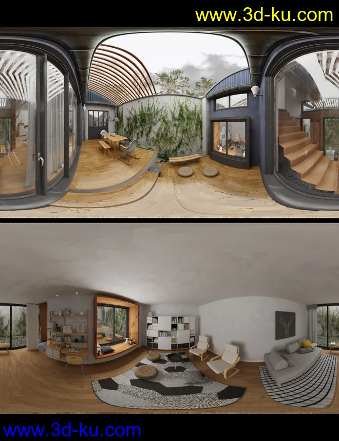 Modern Interiors HDRI模型的图片9