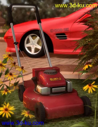 3D打印模型Modern Lawnmower的图片