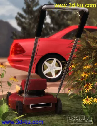 3D打印模型Modern Lawnmower的图片