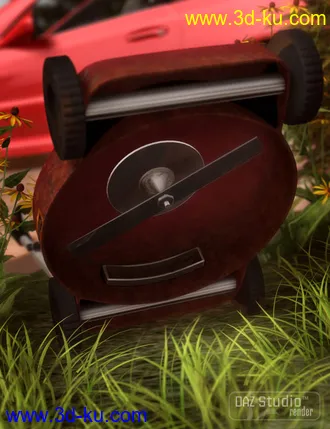 3D打印模型Modern Lawnmower的图片