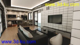 3D打印模型Modern Leisure House的图片