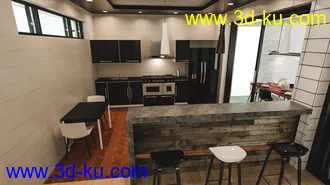 3D打印模型Modern Leisure House的图片