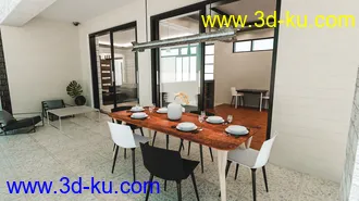 3D打印模型Modern Leisure House的图片