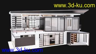 3D打印模型Modern Leisure House的图片