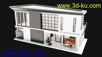 3D打印模型Modern Leisure House的图片