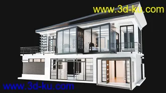 3D打印模型Modern Leisure House的图片