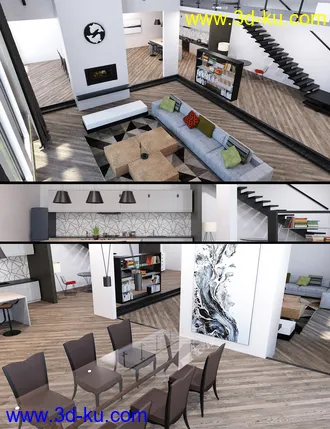 3D打印模型Modern Living的图片