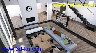 3D打印模型Modern Living的图片