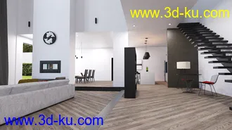 3D打印模型Modern Living的图片