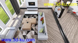 3D打印模型Modern Living的图片