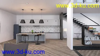 3D打印模型Modern Living的图片