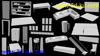 3D打印模型Modern Living的图片